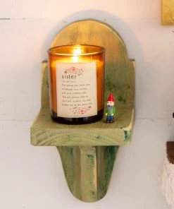 Natural Life Wooden Wall Shelf Back To Campus