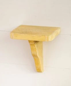 Natural Life Wooden Wall Shelf Back To Campus