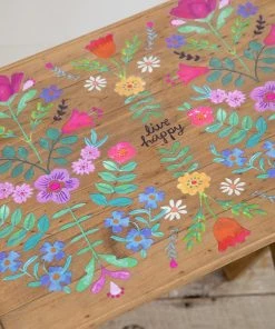 Natural Life Back To Campus Set Of 2 Wooden TV Tray Tables