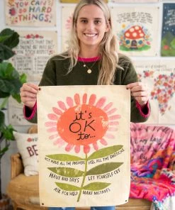 Natural Life Mini Canvas Tapestry