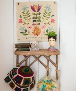 Natural Life Mini Canvas Tapestry