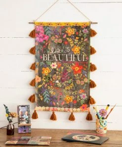 Natural Life Tassel Tapestry