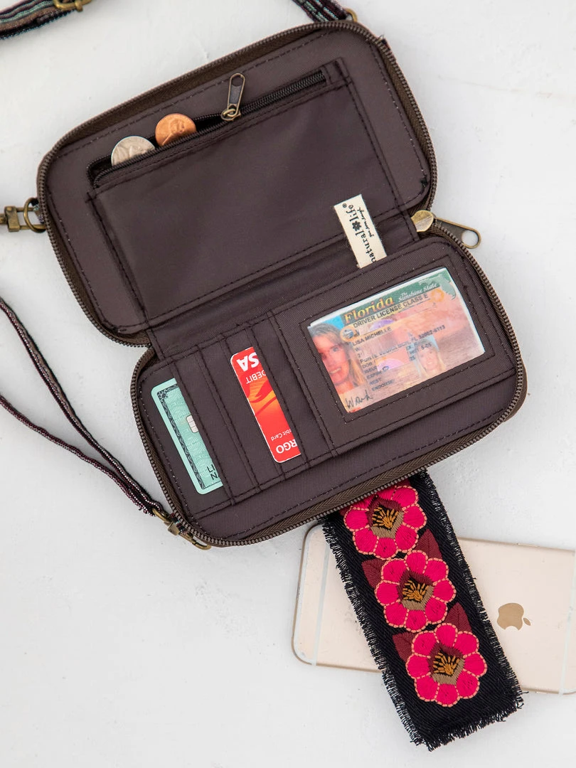 Natural Life Back To Campus Embroidered Wristlet 4 Natural Life Back To Campus Embroidered Wristlet