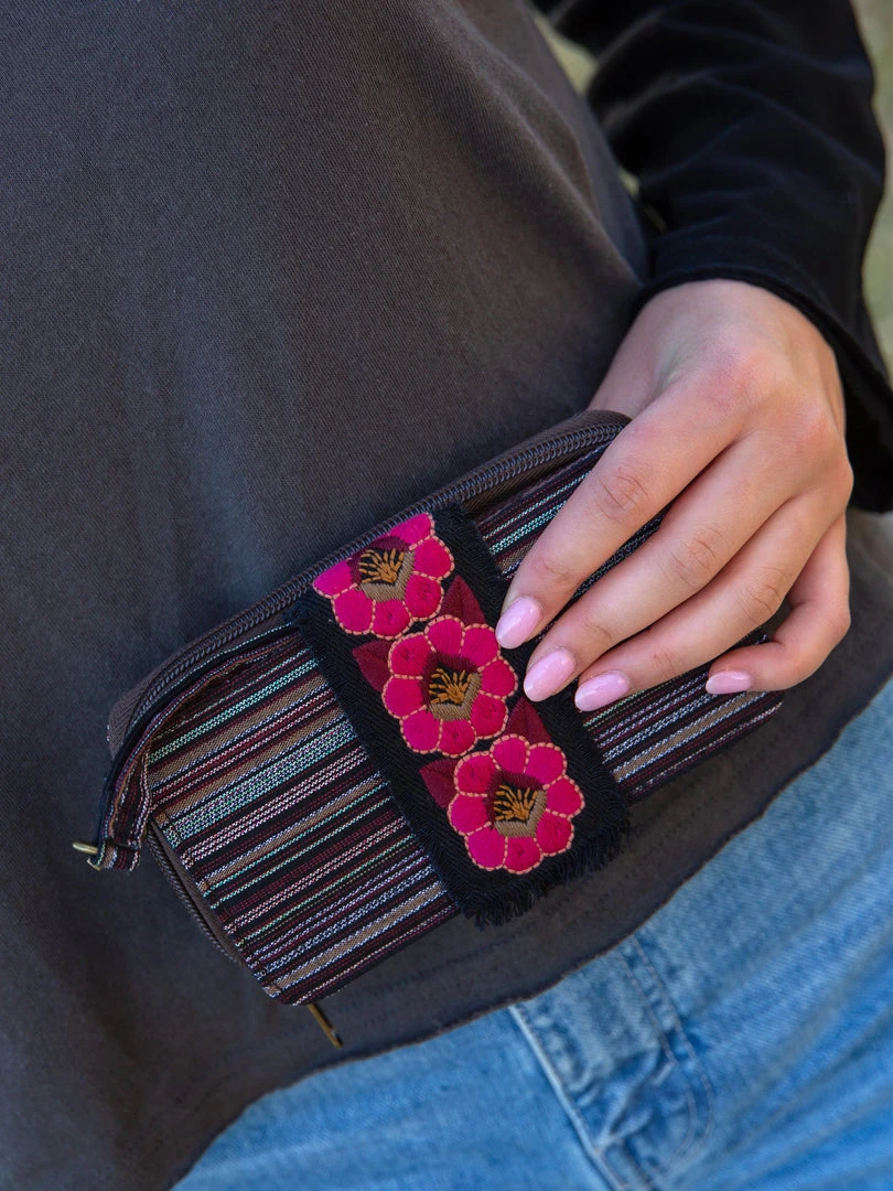 Natural Life Back To Campus Embroidered Wristlet 5 Natural Life Back To Campus Embroidered Wristlet