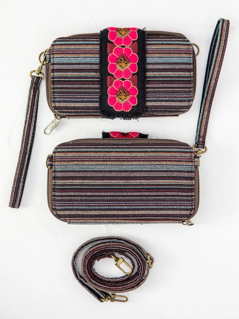 Natural Life Back To Campus Embroidered Wristlet 3 Natural Life Back To Campus Embroidered Wristlet