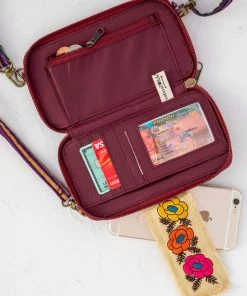 Natural Life Back To Campus Embroidered Wristlet 15 Natural Life Back To Campus Embroidered Wristlet