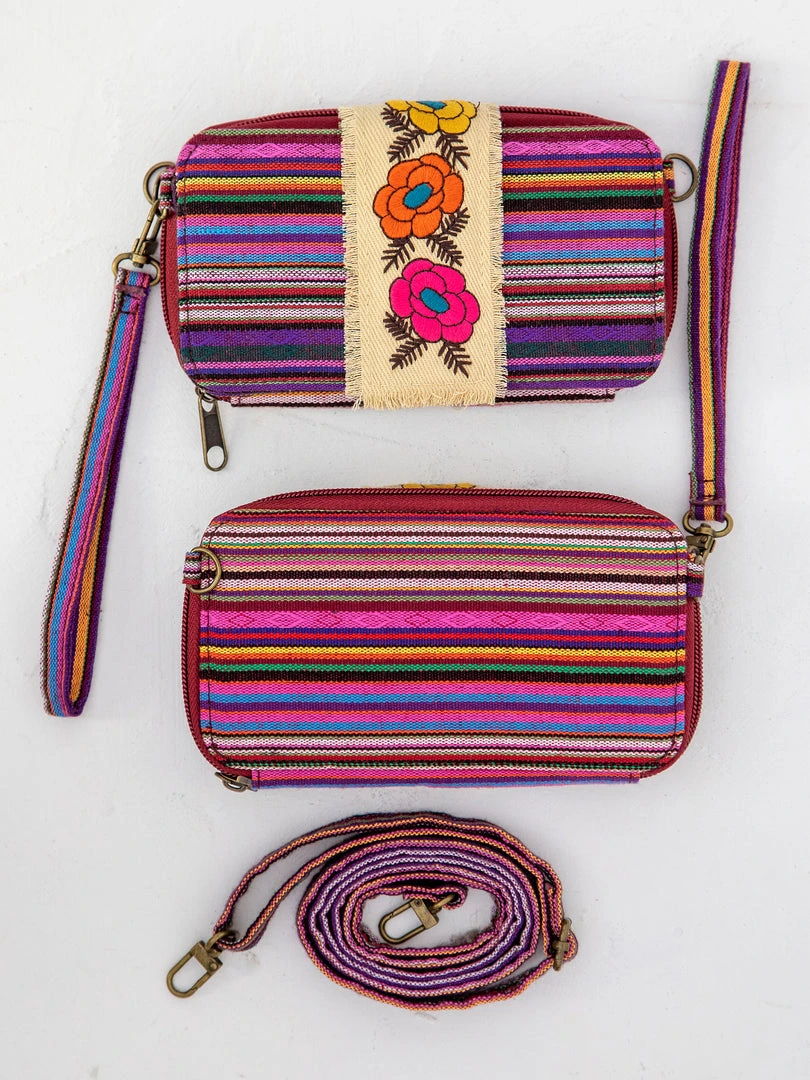 Natural Life Back To Campus Embroidered Wristlet 6 Natural Life Back To Campus Embroidered Wristlet