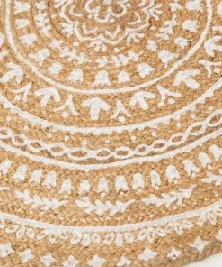 Natural Life Printed Jute Rug Back To Campus