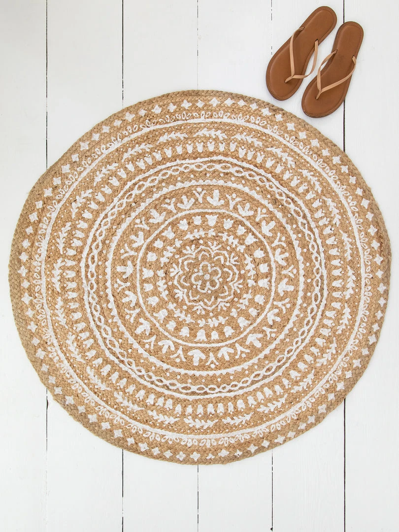 Natural Life Printed Jute Rug Back To Campus 5 Natural Life Printed Jute Rug Back To Campus