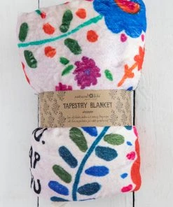 Natural Life Back To Campus Tapestry Blanket