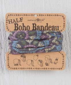 Natural Life Mandala Half Boho Bandeau