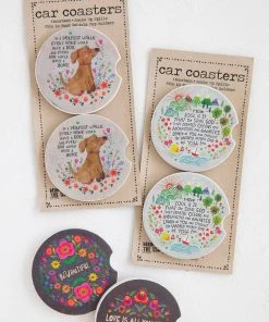 Natural Life Car Coasters