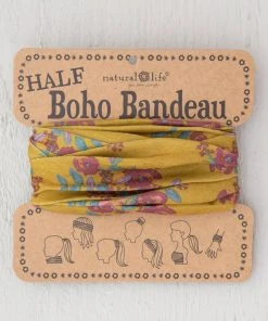 Natural Life Floral Half Boho Bandeau ACCESSORIES