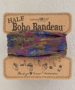 Natural Life Floral Half Boho Bandeau ACCESSORIES
