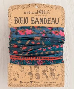 Natural Life Border Print Boho Bandeau Accessories 108 Natural Life Border Print Boho Bandeau Accessories