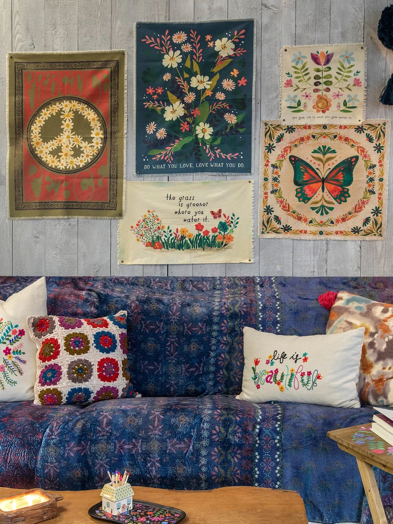 Natural Life Canvas Tapestry Back To Campus Natural Life Canvas Tapestry Back To Campus