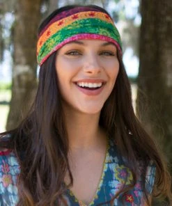 Natural Life Border Print Boho Bandeau Accessories 77 Natural Life Border Print Boho Bandeau Accessories