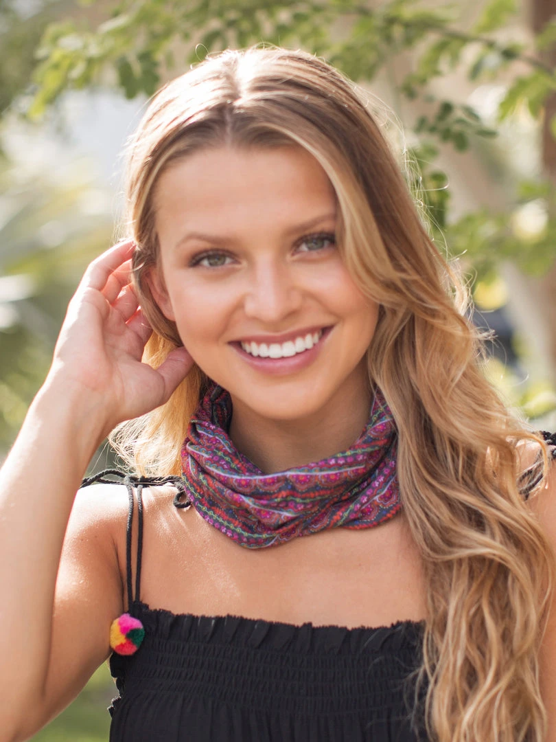 Natural Life Border Print Boho Bandeau Accessories 29 Natural Life Border Print Boho Bandeau Accessories