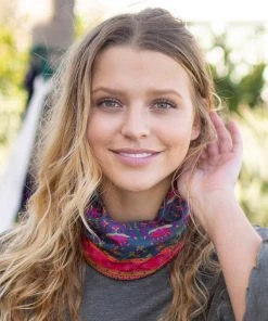 Natural Life Border Print Boho Bandeau Accessories 83 Natural Life Border Print Boho Bandeau Accessories