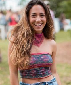 Natural Life Border Print Boho Bandeau Accessories 79 Natural Life Border Print Boho Bandeau Accessories