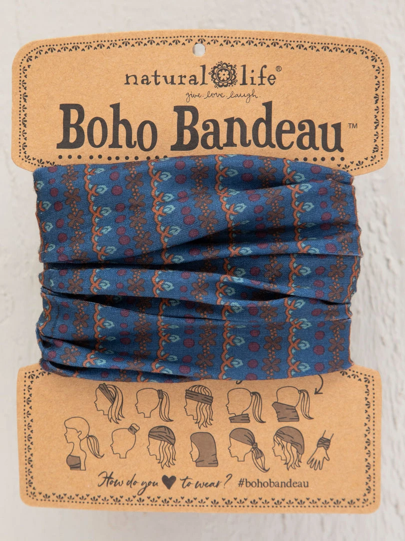Natural Life Border Print Boho Bandeau Accessories 19 Natural Life Border Print Boho Bandeau Accessories