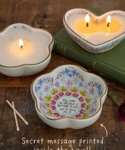 Natural Life Shaped Secret Message Candle 56 Natural Life Shaped Secret Message Candle