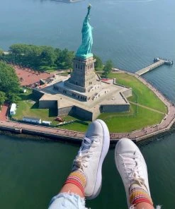 Natural Life Back To Campus Striped Retro Crew Sock Set