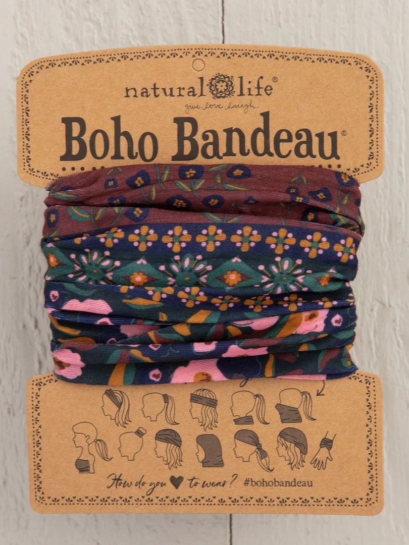 Natural Life Border Print Boho Bandeau Accessories 35 Natural Life Border Print Boho Bandeau Accessories